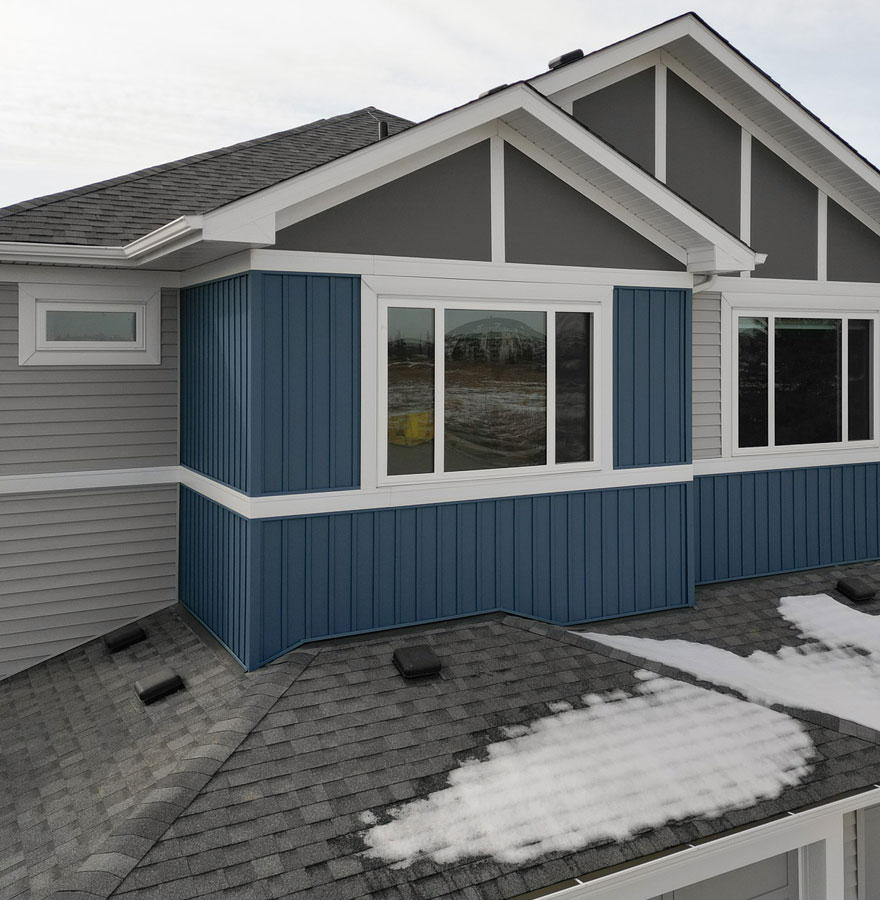 Siding & Roofing for New Home Construction