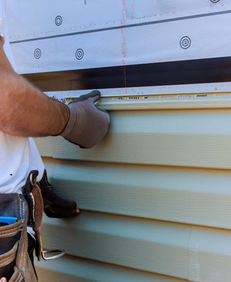 Siding services in Calgary and Edmonton.
